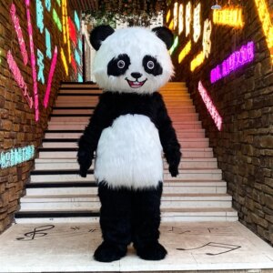 Giant Panda Mascot Costume Cartoon Doll Costume Doll Costume Activity Promotion Performance Props Distribution Flyer