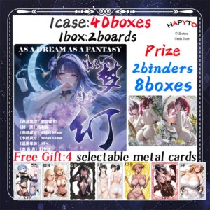 2025 Newest AS A DREAM AS A FANTASY A5 Size Waifu Boards Goddess Story Collection Card Swimsuit Bikini Booster Box Habbies Gift