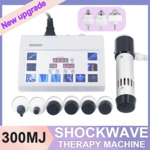 Shockwave Therapy Machine With 10 Massage Heads Effectively Relieve Muscle Soreness 300MJ Shock Wave Instrument New Upgrade