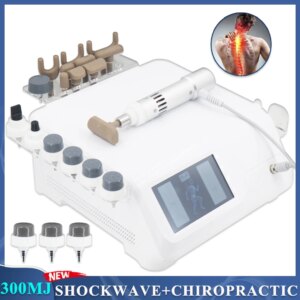 Professional Shockwave Therapy Machine 300MJ For ED Therapy And Spinal Correction Massage Relaxation 2025 Newest 2 In 1 Massager