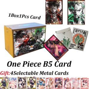 New One Piece B5 Collection Card The Crystal Culture Second Wave Of The Age Of Navigation Luffy Zoro Nami Chopper Quality Cards