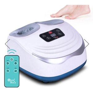High quality air pressure electric hot heater vibrate roller bath kneading feet massager massage machine