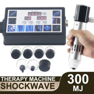 300MJ Shockwave Therapy Machine ED Treatment Shoulder Back Pain Relief Muscle Stiffness Physiotherapy Shock Wave Massager