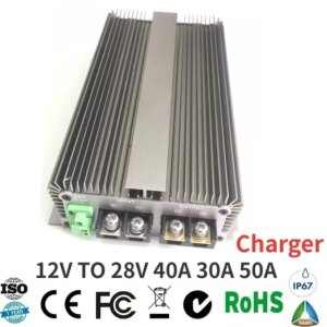 12V TO 28V Charger 20A 40A 30A 50A DC DC 11V to 16V Step Up Converter Constant Current Battery For 28V Lead Acid Battery