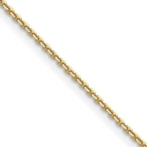 14k 1.2mm D C Cable Chain