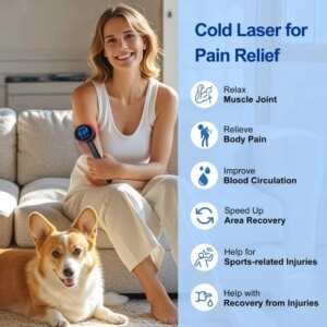 Healing Laser Therapy for Cats At Home Use to Reduce Pain Diminish Inflammation and Repair Tissue 808nm 1250mW
