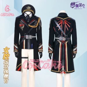 Game Love And Deepspace Heroines Cosplay Costume Farspace Colonel Female Uniform Caleb Halloween Party Women Carnival Outfit