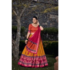 New Designer Lenenga Chol with Charming Dupata Ladies India & Pakistan Clothing