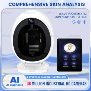 Magic Mirror 16inch 3D Professional Facial Skin Analysis Machine Imaging Technology Skin Analyzer Face Moisture Detection Spa