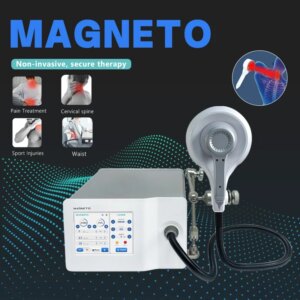 2 In 1 Pulsed Electromagnetic Field Super Transduction Physio Magneto Machine  EMTT Combine Cold Diode Laser Therapy Device