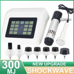 300MJ Shockwave Therapy Machine For ED Treatment Sports Injury Easy Operation 2 In 1 Ultrasonic Therapy Physiotherapy Device