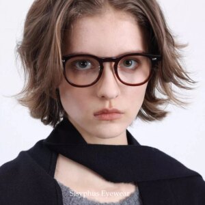 Retro eyeglasses frame frames female square frame round frame oval frame anti-blue light glasses can be equipped with prescripti