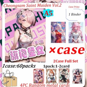 2025 Newest Cheongsam Saint Maiden 2 A5 Size Waifu Boards Goddess Story Collection Card Swimsuit Bikini Booster Box Habbies Gift
