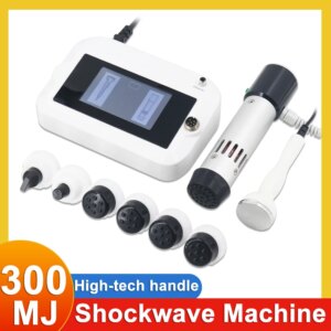 300MJ Professional Shockwave Therapy Machine Effective Pain Relief Massage ED Treatment Ultrasound Machine Shock Wave Instrument