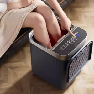 Intelligent Massage Foot Bathtub Pedicure, Wireless Remote Control Foot Bath Heated, Constant Temperature Electric Foot Massager