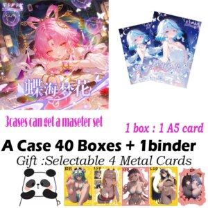 New Goddess A5 Size Card Hobby Anime Doujin Booster CCG Waifu Anime Spicy Board Game Card Toys Gift