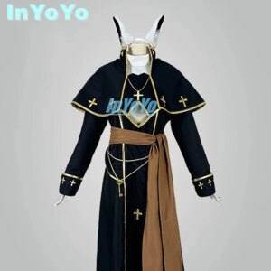 InYoYo Shirakami Fubuki Cosplay VTuber Hololive Costume Fashion Uniform Dress Halloween Party Outfit Women S-XXL New