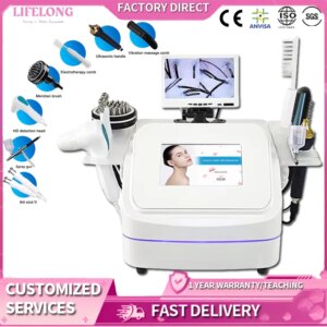 2025 Portable 7IN1 High Frequency Hair Follicle Detection Scalp Massage Oxygen Jet Anti-Hair Loss Regrowth Machine