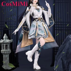 CosMiMi Game Love And Deepspace Miss Hunter Cosplay Costume Flowing Clouds Holding Wind Dress Carnival Party Role Play Clothing
