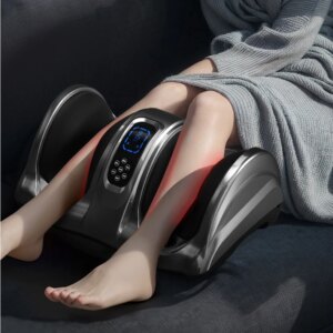 Kneading Hot Compress Massage Muscular Automatic Massageador Muscular Feet Massage,Liquid Crystal Display Air Bag Leg Massager