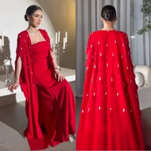 Customized Jiayigong Sparkle Prom Satin Applique Engagement A-line Square Neck Bespoke Occasion Gown Long Dresses