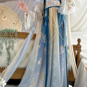 Chinese Style Ancient Hanfu Women’s Chest Shoulder Strap Fairy Dress Student Spring Daily