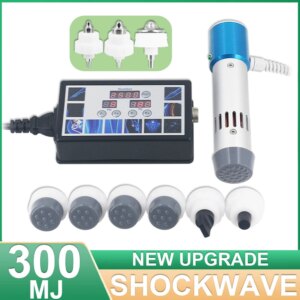 300MJ Portable Shockwave Therapy Machine Spine Correction Health Care Fatigue Relax Pain Relieve Shockwave Physiotherapy