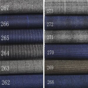 Striped plaid clothing fabric Autumn/winter suit pants windbreaker vest