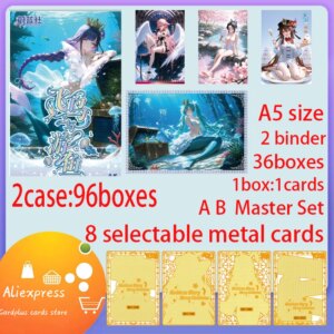 latest Birds and Fish Goddess Story A5 Boards Get Full Set Anime Goddess Character Albedo Nezuko Rem Nami Power Zero 2 Gift