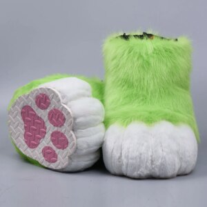 Animal clothing finished shoes fursuit spot wearable shoes Japanese orc lolita dress up mascot costume  furry costume shoe
