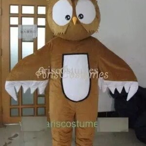 New Adult Best Sale Lovely High Quality Professional Brown Owl Mascot Costume Christmas Fancy Dress Halloween Mascot Costume