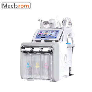 Hydrogen Oxygen Facial Machine 6 in 1 Vacuum Face Cleaning Hydro Water Oxygen Jet Peel Machine Hydro Dermabrasion Facial Sprayer