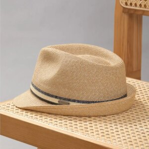 Summer grass hat men’s top casual Europe dad middle-aged and elderly