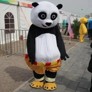 Cosplay Panda and Tiger Cartoon Mascot Costume Advertising ceremony Fancy Dress Party Animal carnival perform props