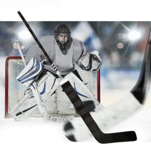 Carbon Senior Goalie Stick, Lightweight Ice Hockey Stick, Customized Logo, 24 ”, 25”, 26 ”Size, 730g