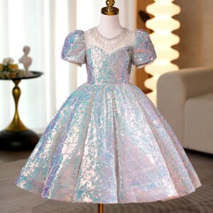 vestido de festa luxo dubai formal dress robe de soirée vert ชุดงานพรอม evening dresses Girls’ part dresses shiny dress