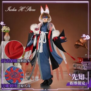 Irelia H Game Identity V Eli Clark/Seer Cosplay Costume Eli Clark Cyber Seer punk Uniform Suit Halloween Costumes