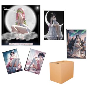 2025 Wholesales Demon Slayer Anime Collection Cards A5 Acrylic Tanjirou Kamado Nezuko Sexy Style Playing Cards Party Games