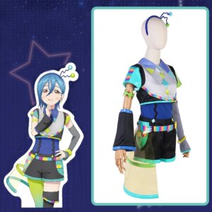Anime Lovelive cos Liella! Wakana Shikii Vitamin Summer Cosplay Costume Luminous Stage Uniform Suit