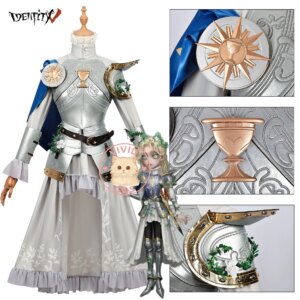 Game Identity V Ada Mesmer Cosplay Hot Role Play Costume Psychologist Anime High Quality Silver Dress for Women Comic Con Suit