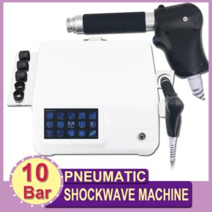 10Bar Pneumatic Shockwave Therapy Machine For Men ED Treatment Pain Relief Treat Muscle Stiffness Shock Wave 6 Probes