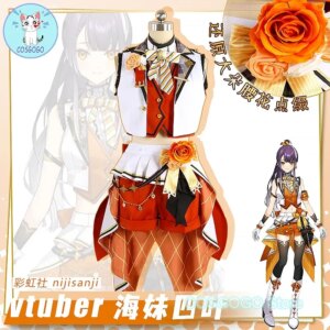 COSGOGO [Customized] Nijisanji Vtuber Umise Yotsuha Cosplay Costume Halloween Outfits Women Men Suit Full Set Anime Dress