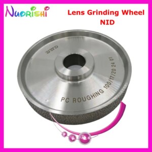 NID Customzied Grinding Wheel for Smilar NIDEK PLB-2R PK4 PC PLB Auto Lens Edger CR Glass PC Lens Fine Polishing Cutting Whee
