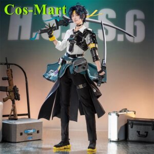 Cos-Mart Game Zenless Zone Zero Asaba Haruma Cosplay Costume Special Task Role Play Clothing Men’s Wear
