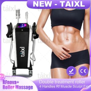 2025 New 15 Tesla 6500W roller TAIXL Neo muscle energy weight loss machine HI-EMT facial shaping machine SPA device