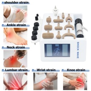 300MJ Shockwave Therapy Machine For ED Therapy And Chiropractic Correction Gun Relieves Body Pain Relaxation New 2 In 1 Massager