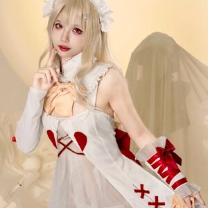 ViVi-Cos Fgo Illyasviel Von Einzbern Cosplay Costume Cos Game Anime Party Uniform Hallowen Play Role Clothes Clothing