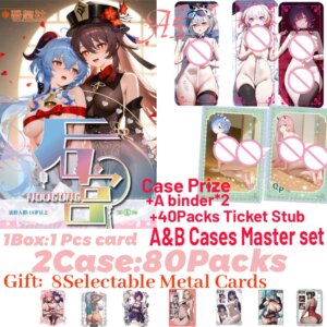2025 New A5 Size Boards Harem Hobby Spicy Waifu Board Doujin Booster Box Hutao Ganyu Rare Card Toy GiftS