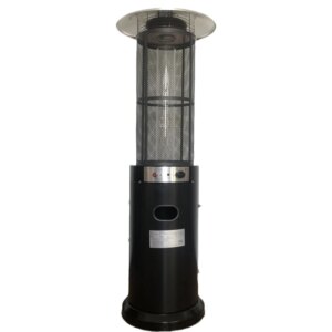 New Backyard Cylinder Propane Glass Tube Patio Heaters With Wheels Outdoor Furniture