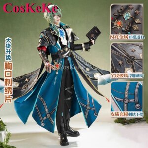 CosKeKe Anaxagoras Cosplay Costume Game Honkai: Star Rail Fashion Handsome Battle Uniforms Activity Party Role Play Clothing